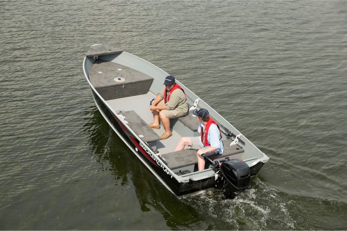 2026 Smoker Craft Big Fisherman 16 TL Fishing Boat & Trailer Photo 13 sur 15