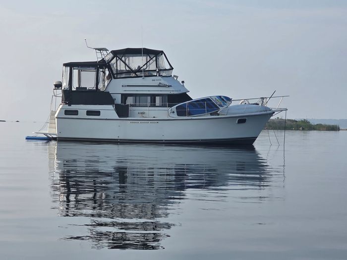1987 Carver 3607 Aft Cabin Photo 2 sur 19