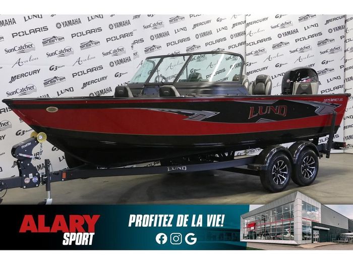 2026 Lund 1875 Impact XS sport+ MERCURY 150 HP & Remorque Photo 1 sur 23