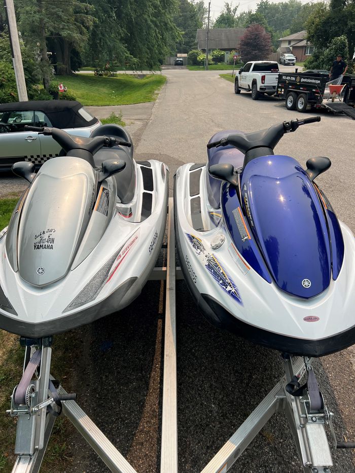 2004 Yamaha 2 x Waverunner Package with Aluminum Trailer Photo 2 of 18