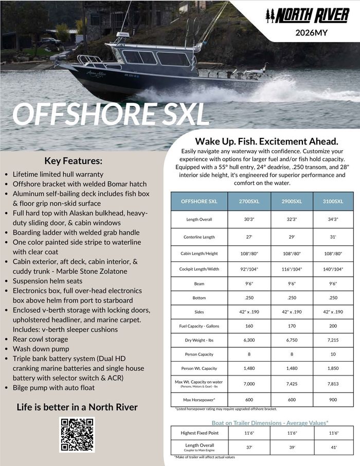 2026 North River Offshore 3100SXL Photo 22 of 26